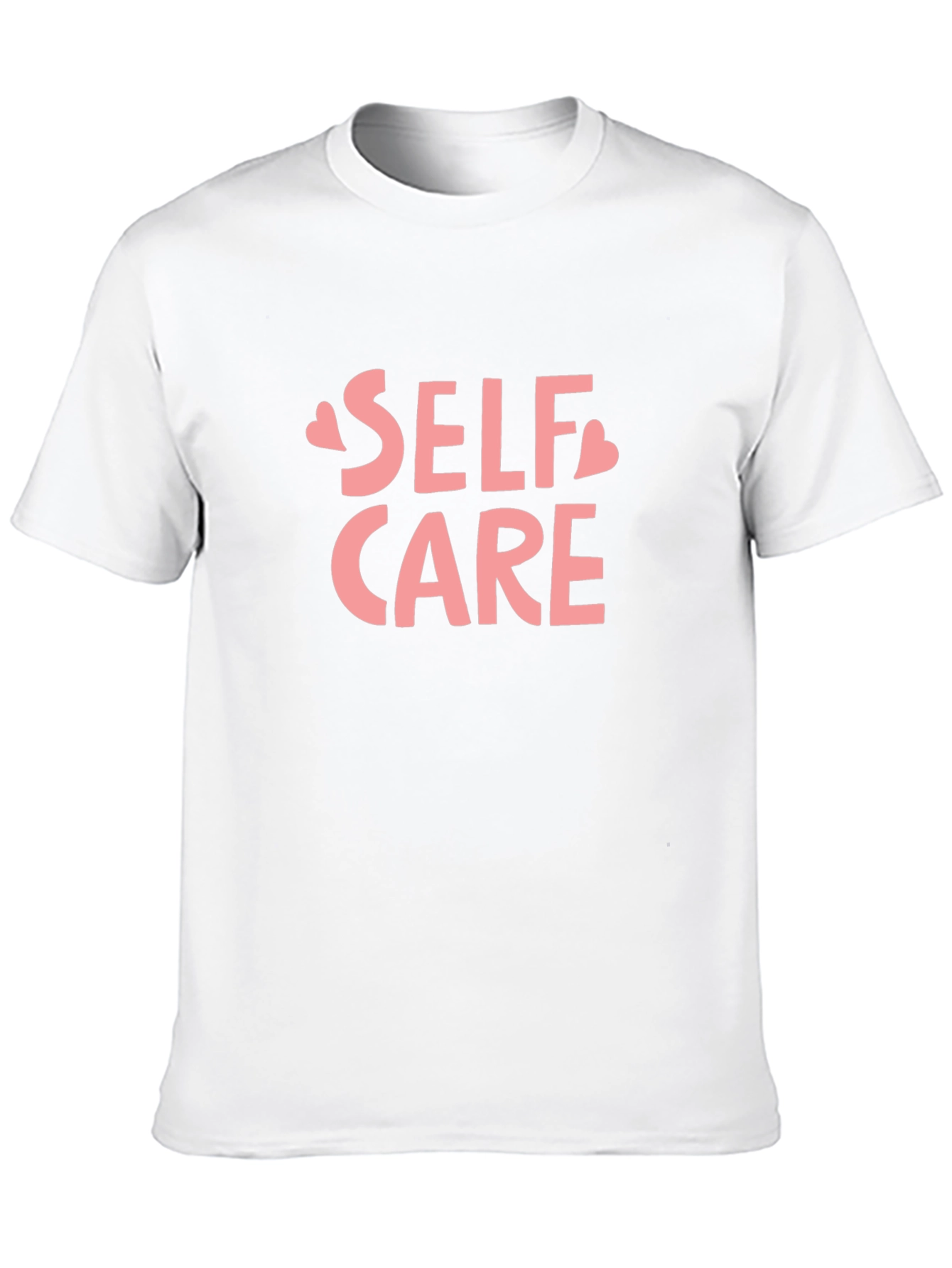 Self Care Heart Graphic Black T-Shirt
