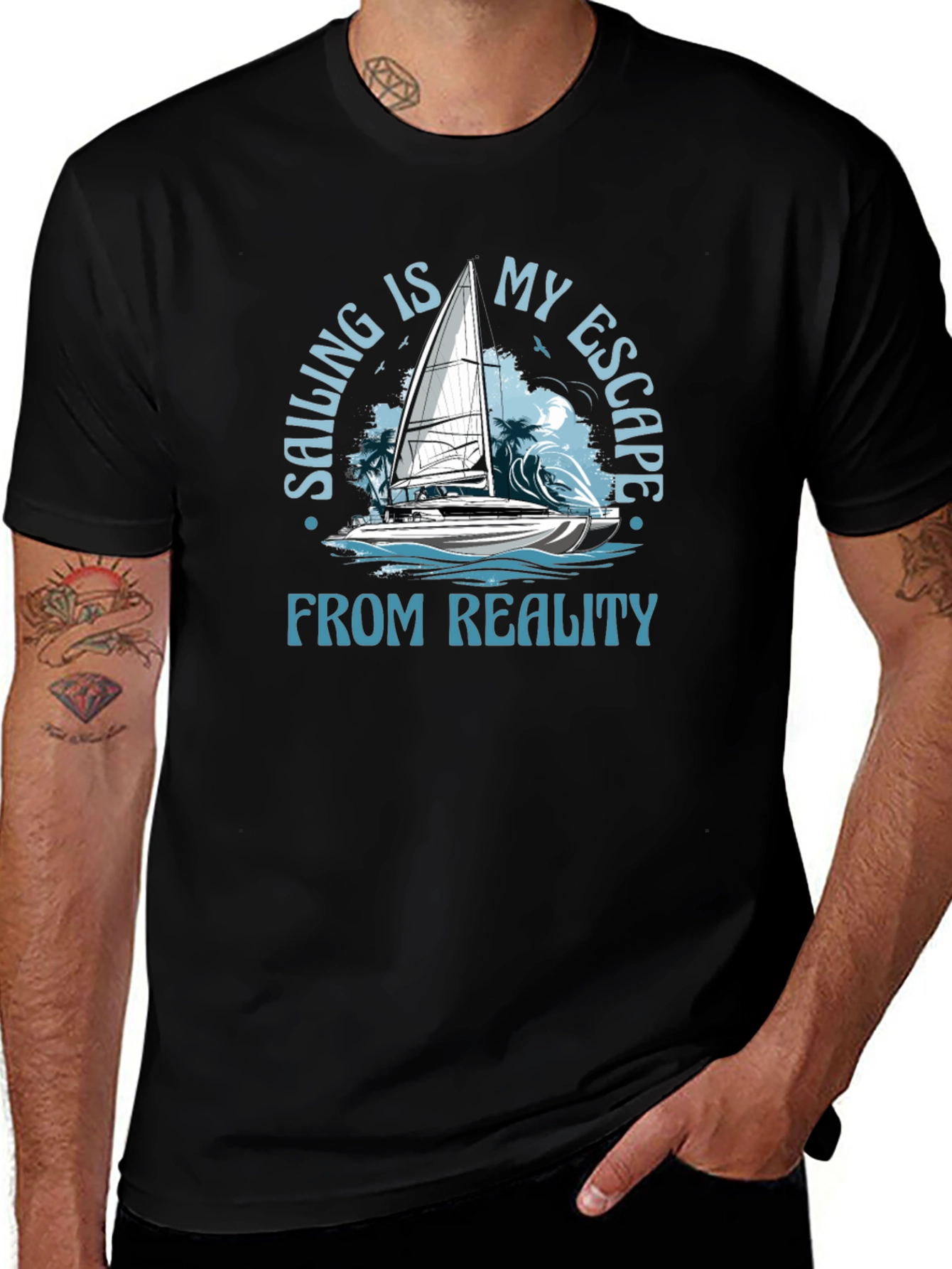 Sailing Is My Escape T-Shirt - Boating Design