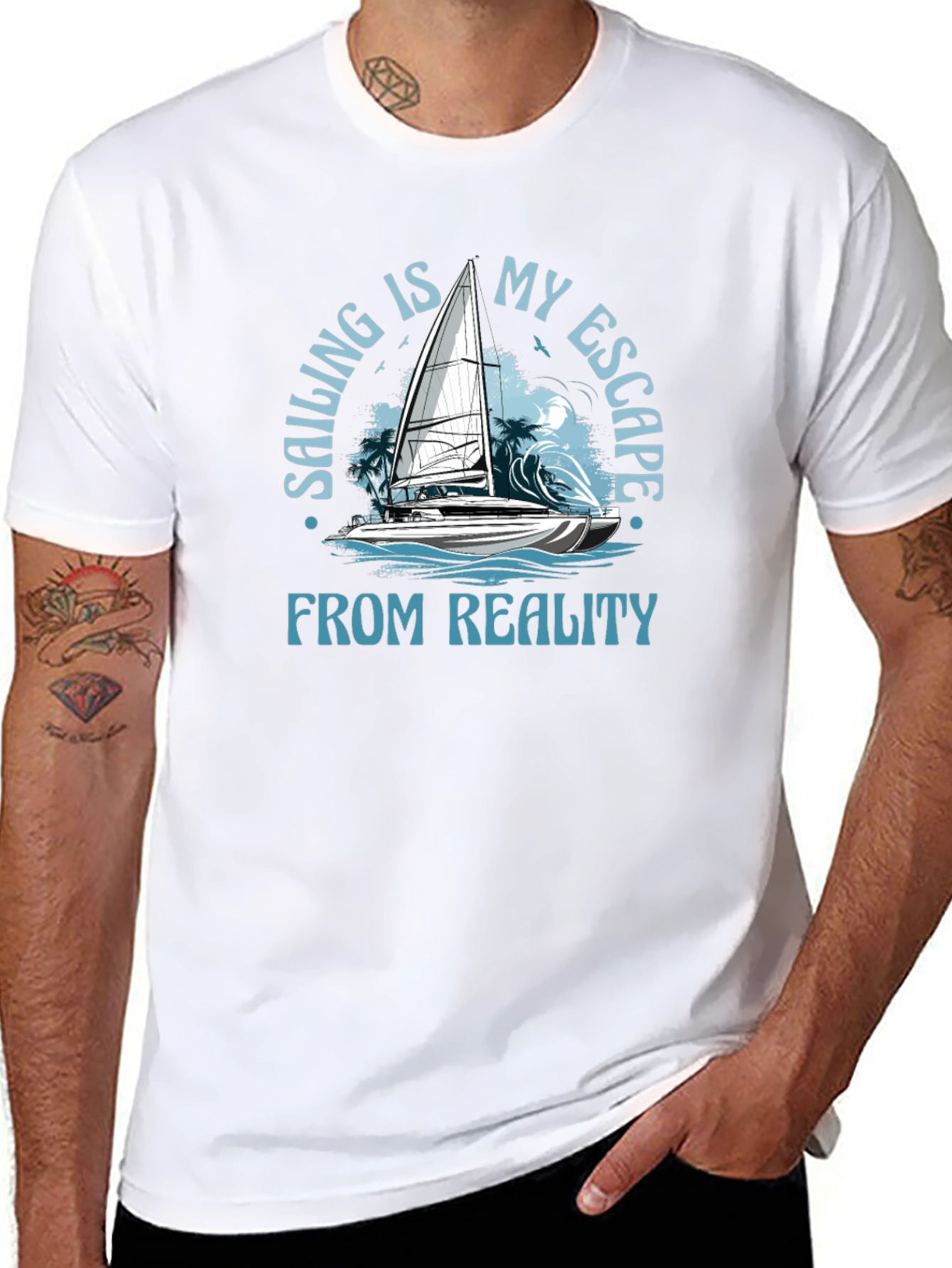 Sailing Is My Escape T-Shirt - Boating Design
