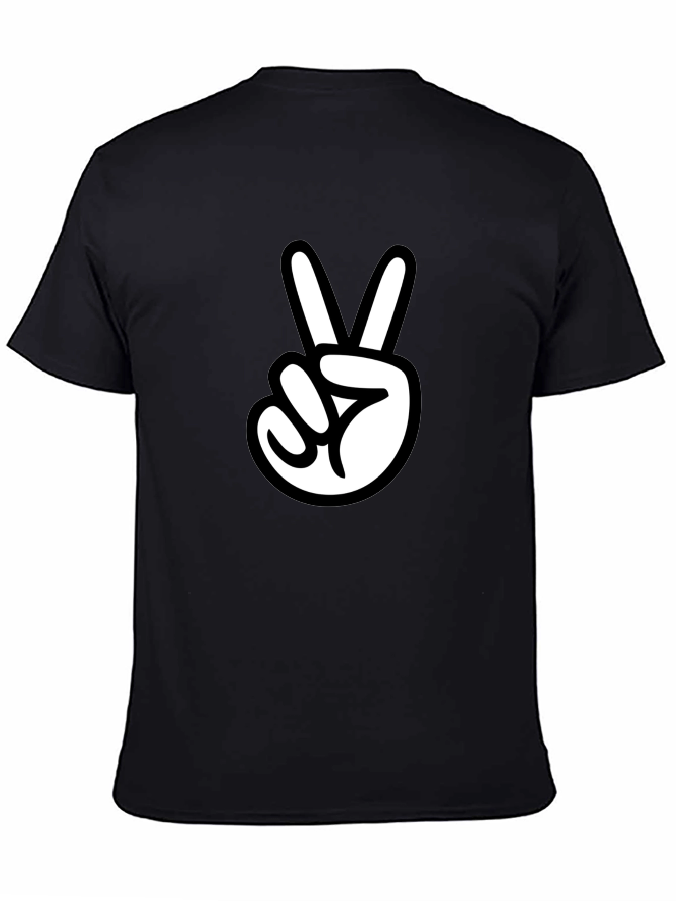 Peace Sign Graphic Tee - Stylish Casual Wear