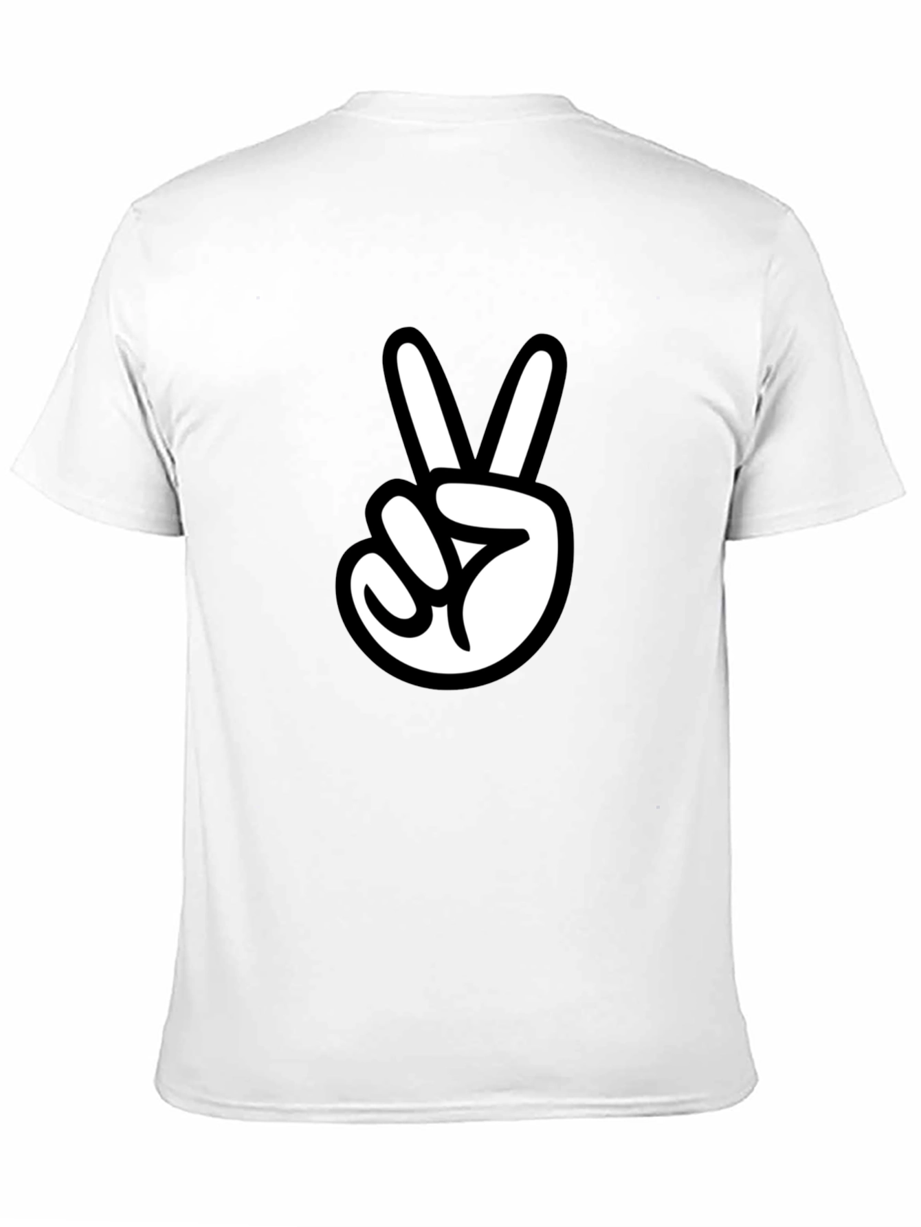 Peace Sign Graphic Tee - Stylish Casual Wear