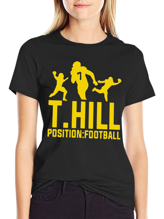 T. Hill Football Graphic Tee - Black