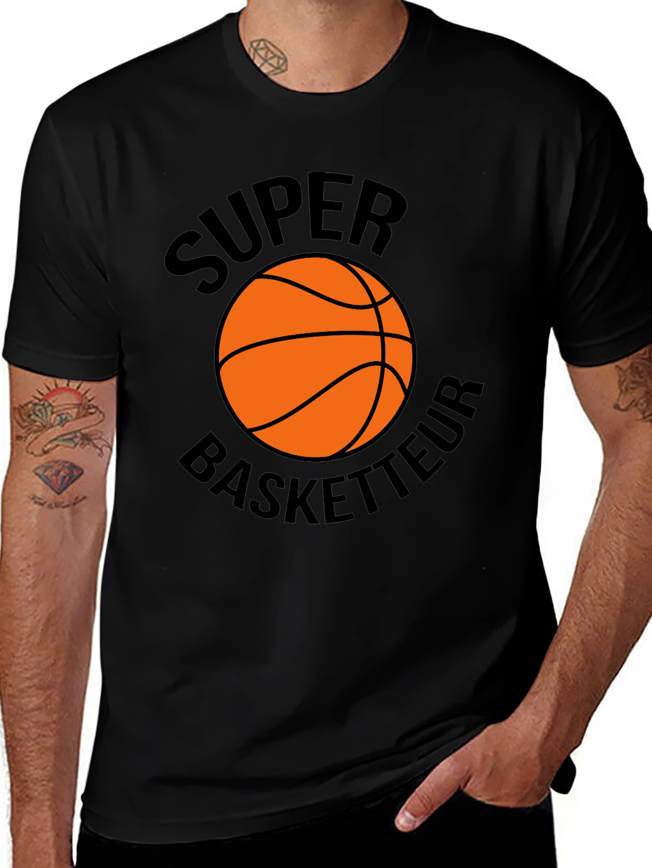 Super Basketteur Black T-Shirt
