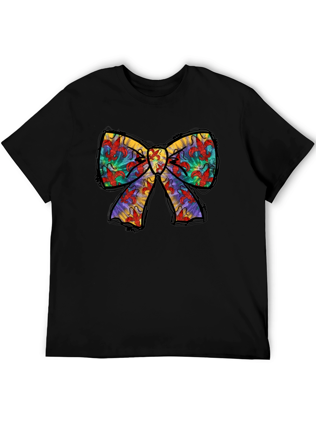 Crawfish Bow Tie Graphic T-Shirt