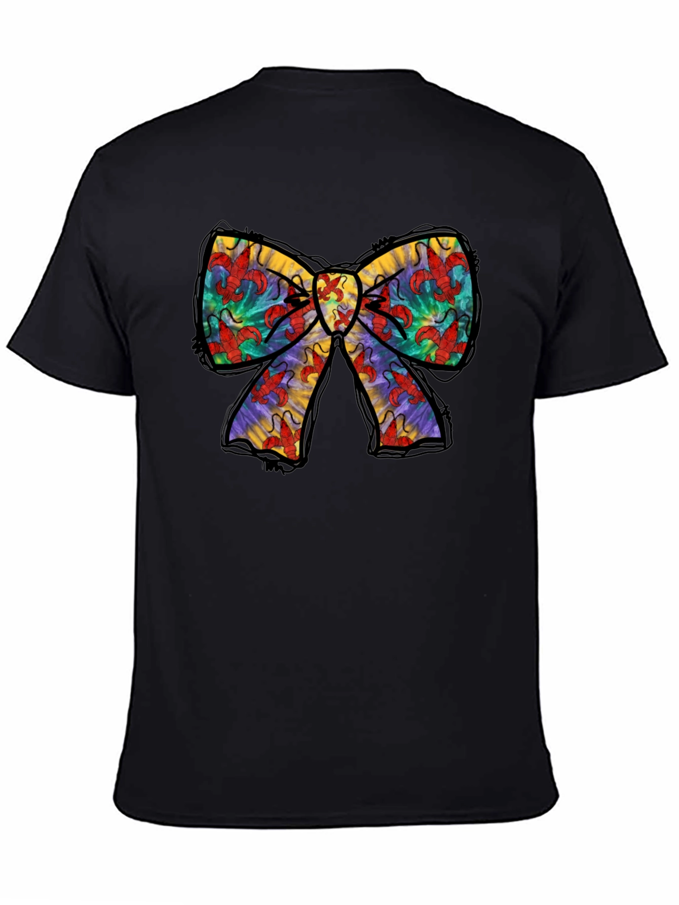 Crawfish Bow Tie Graphic T-Shirt