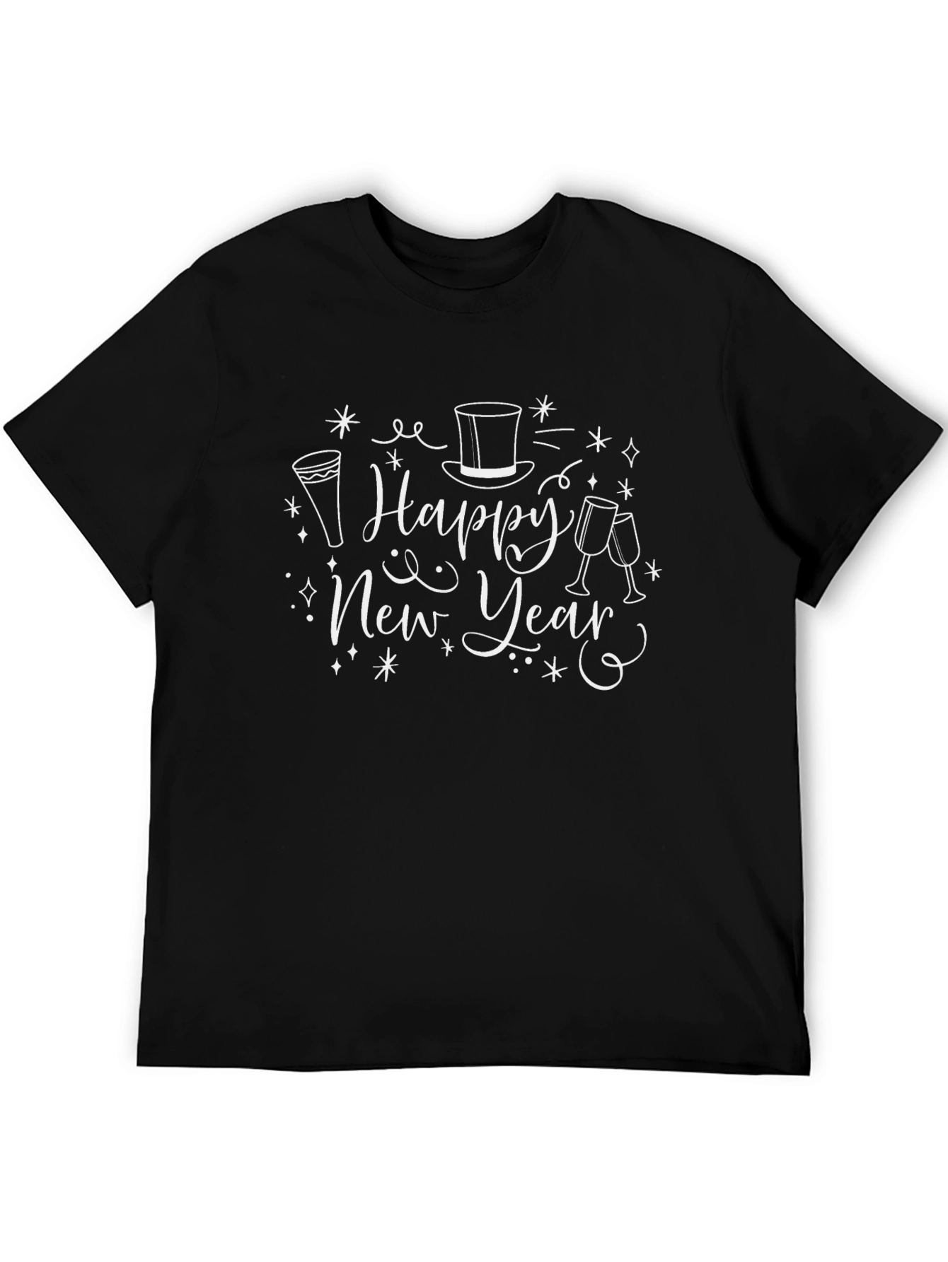Happy New Year Graphic T-Shirt