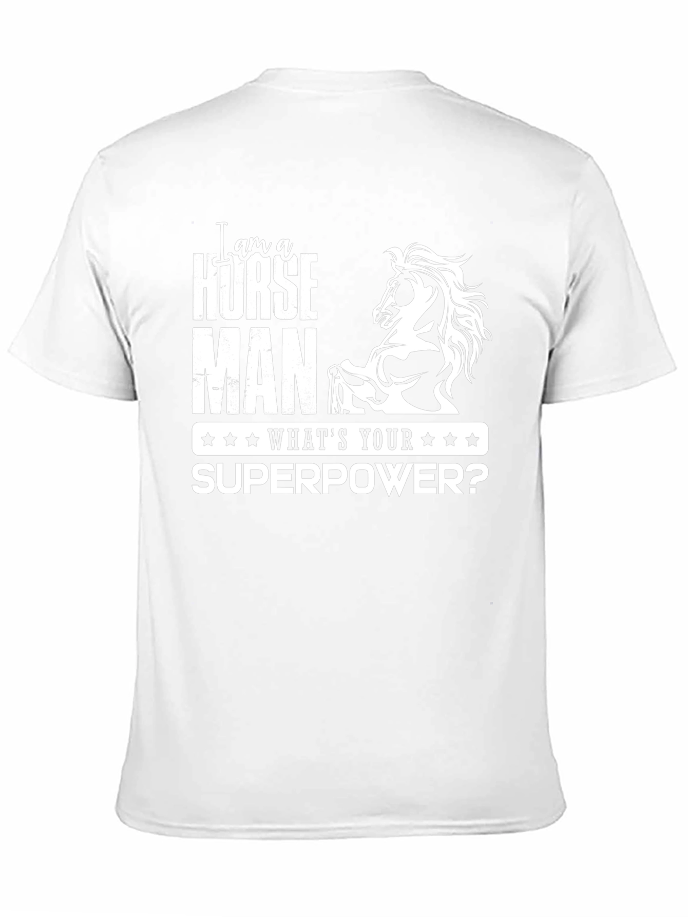 Horse Man Superpower Graphic Tee