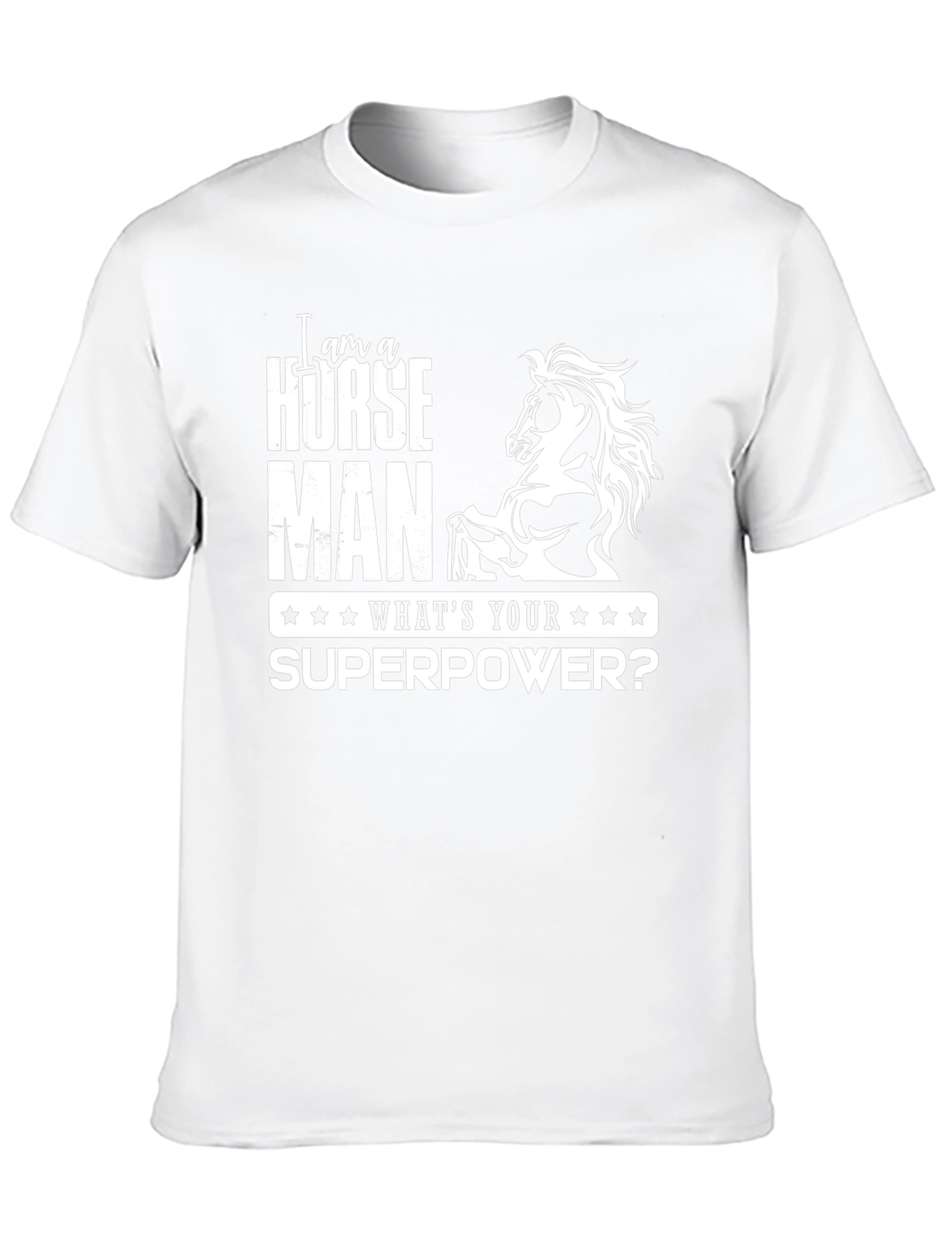 Horse Man Superpower Graphic Tee