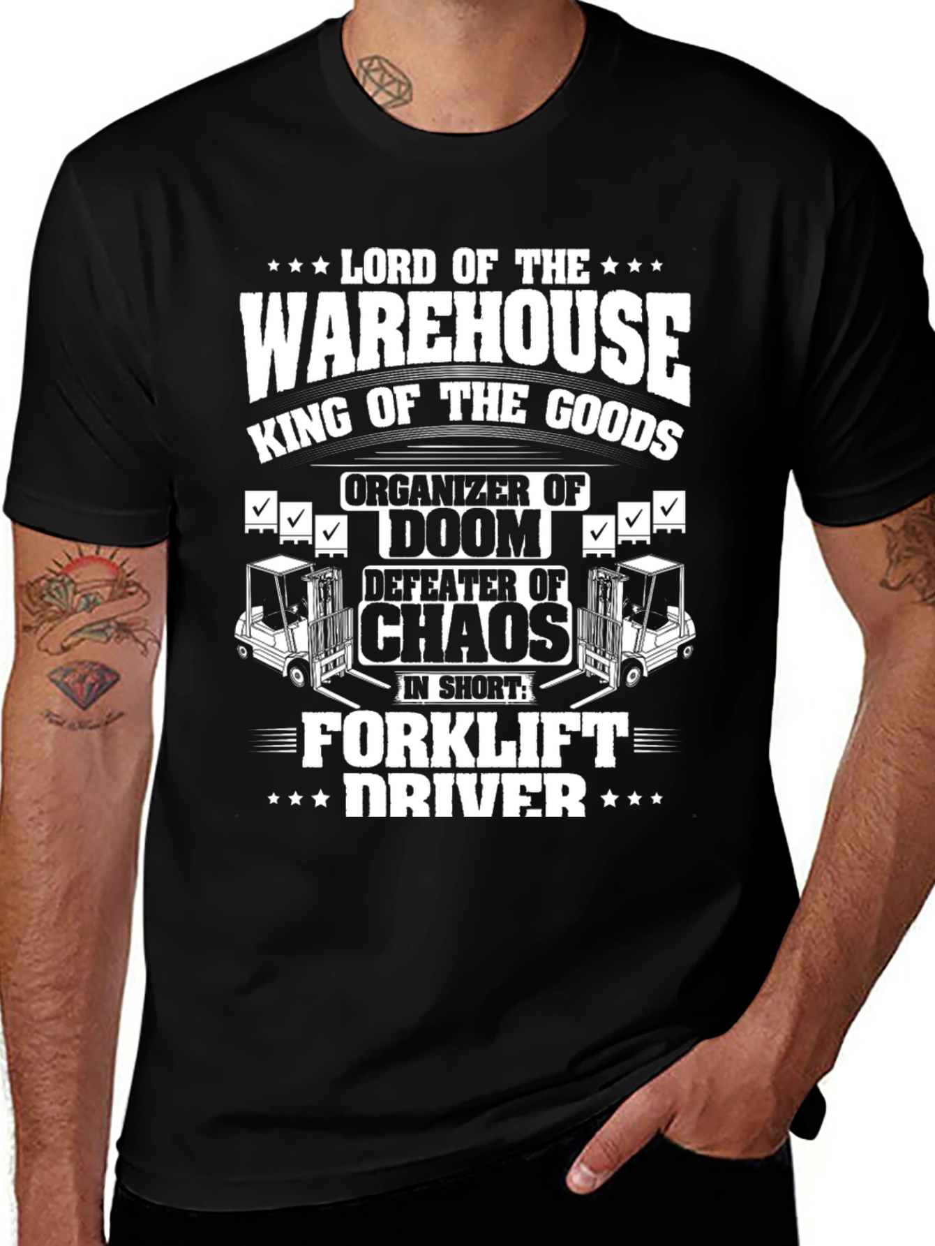 Warehouse Lord Forklift Driver T-Shirt