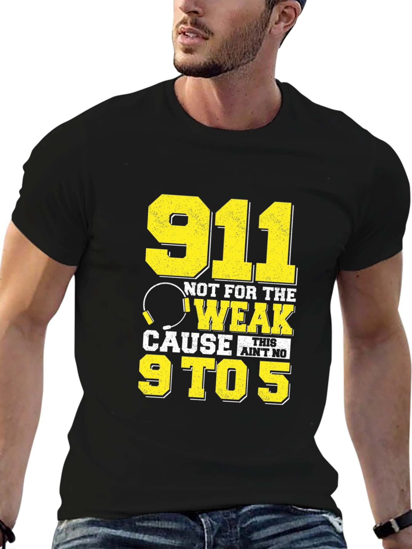 911 Dispatcher Not For The Weak Graphic T-Shirt