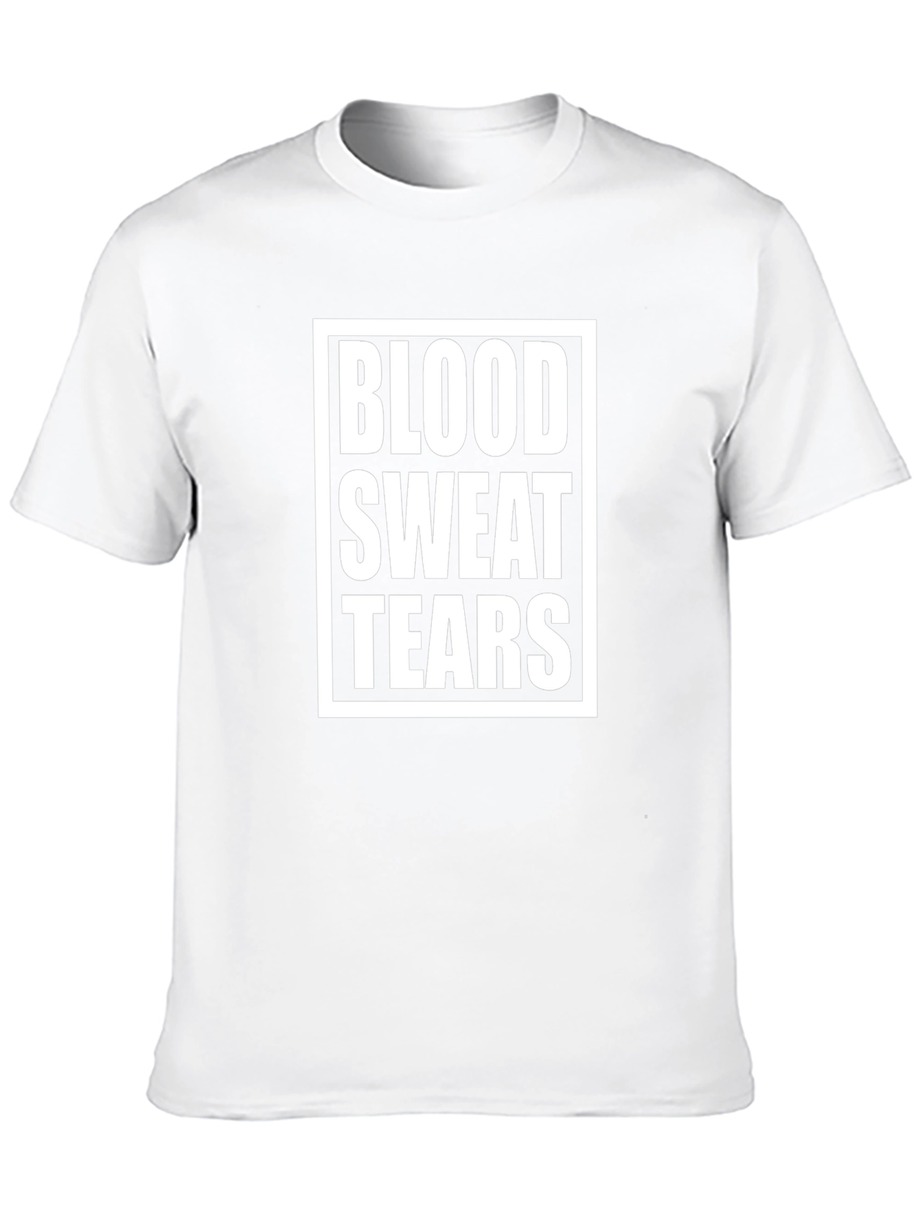 Blood Sweat Tears Graphic Tee - Trendy Cotton T-Shirt