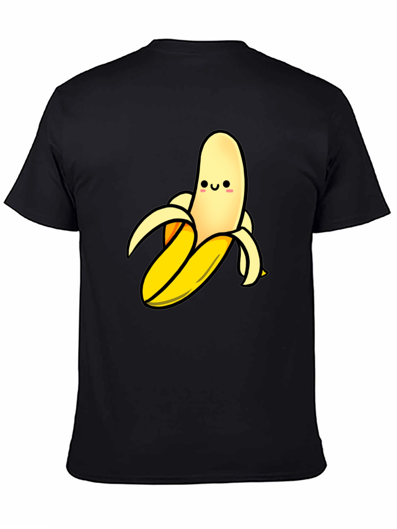 Funny Banana Graphic T-Shirt - Black