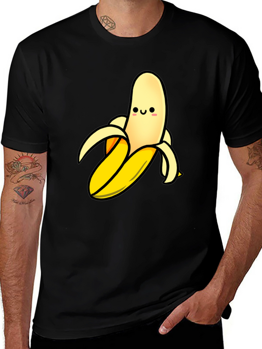 Funny Banana Graphic T-Shirt - Black