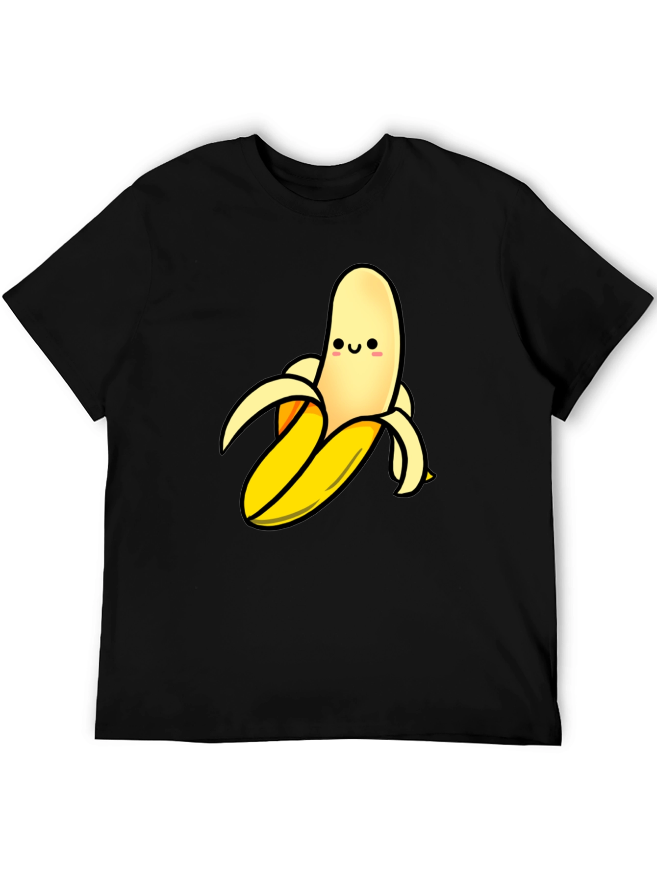 Funny Banana Graphic T-Shirt - Black