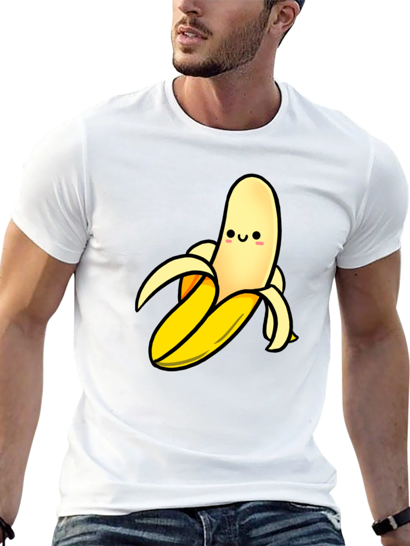 Funny Banana Graphic T-Shirt - Black