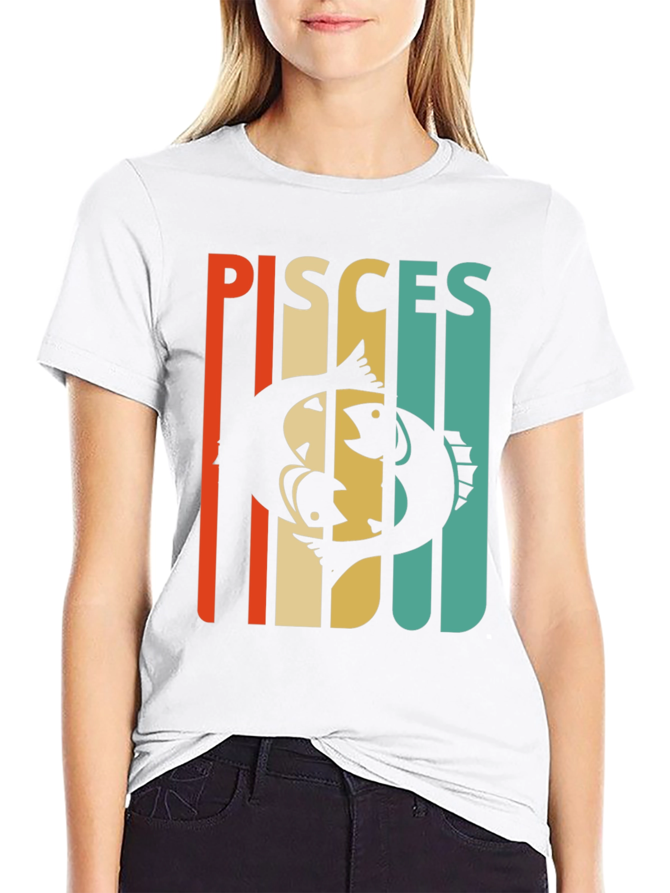 Pisces Zodiac Sign Graphic T-Shirt
