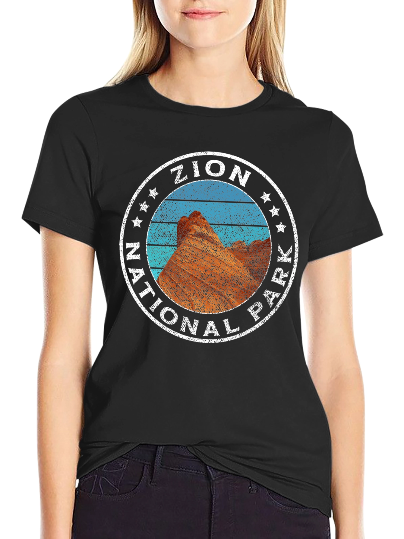 Zion National Park T-Shirt - Retro Style