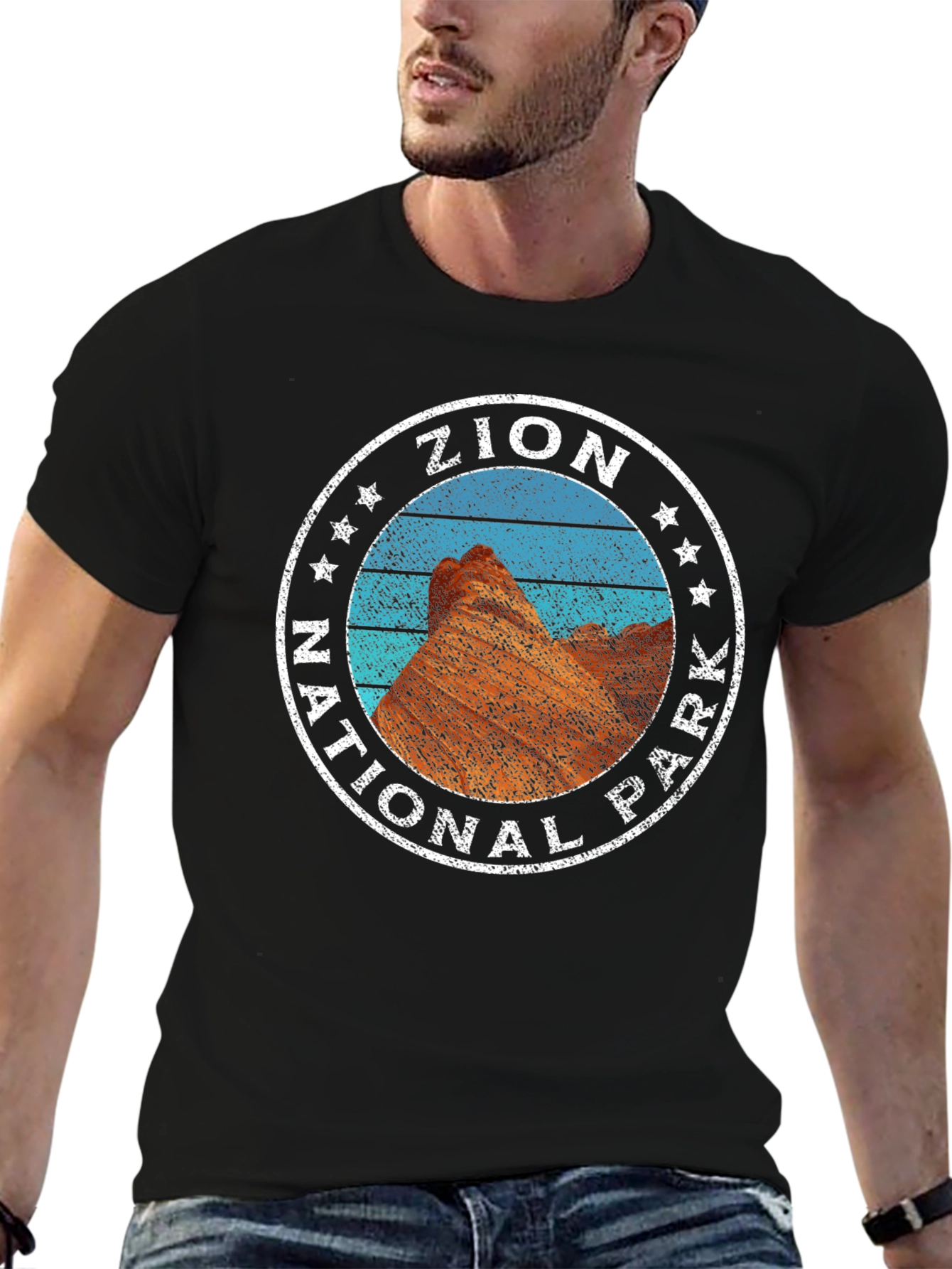 Zion National Park T-Shirt - Retro Style