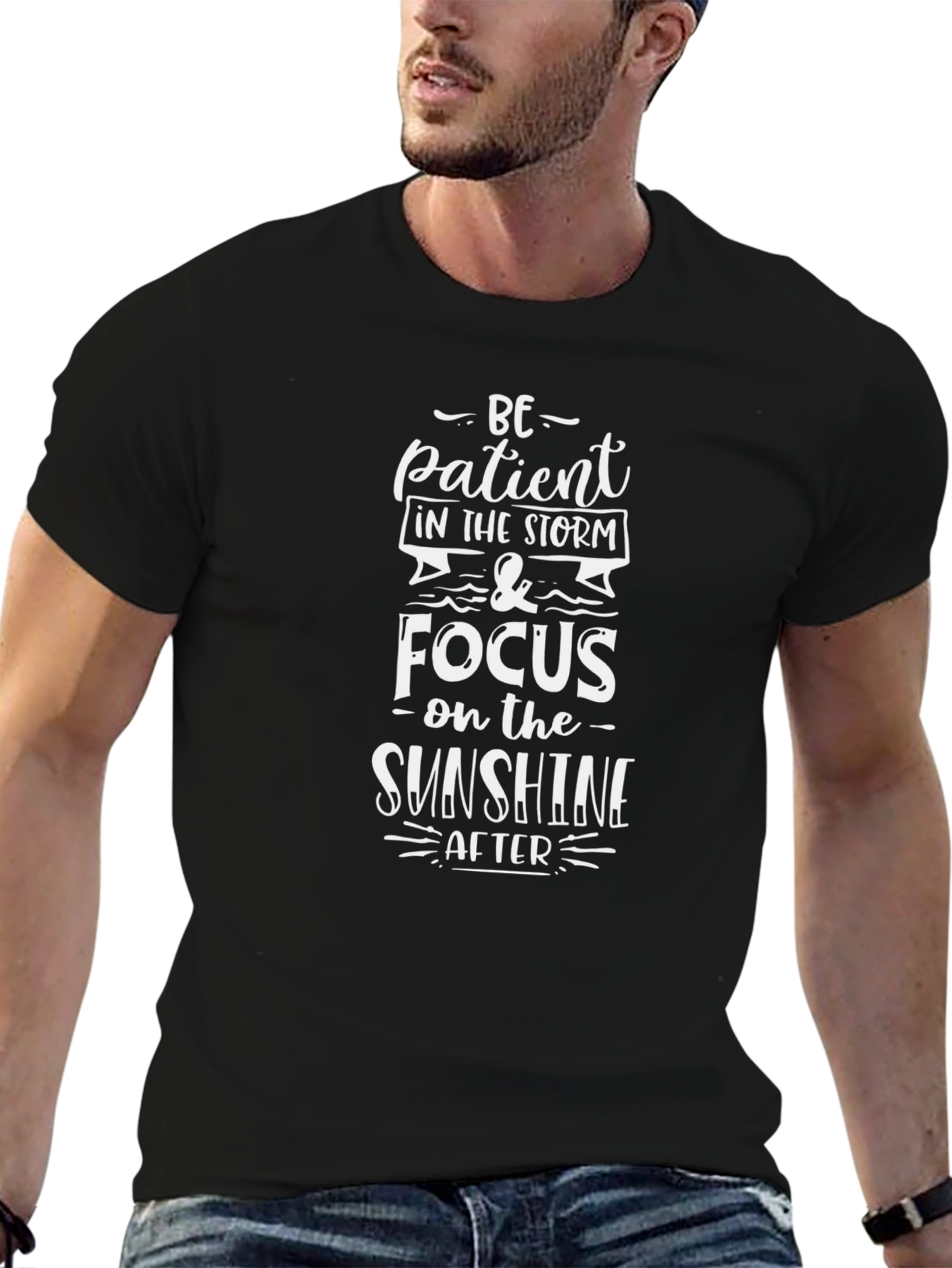 Inspirational Graphic T-Shirt - Be Patient
