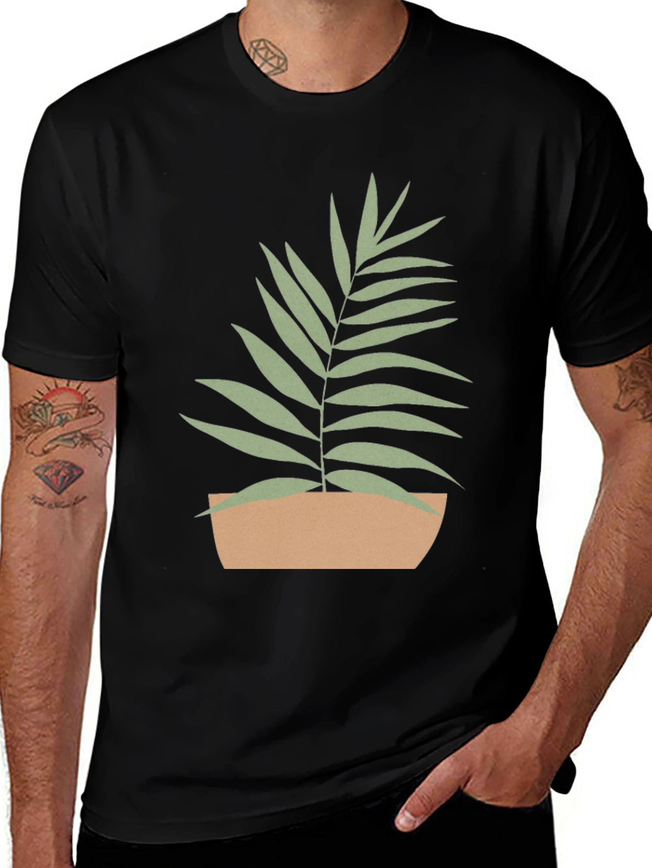 Plant Graphic T-Shirt - Casual Comfort