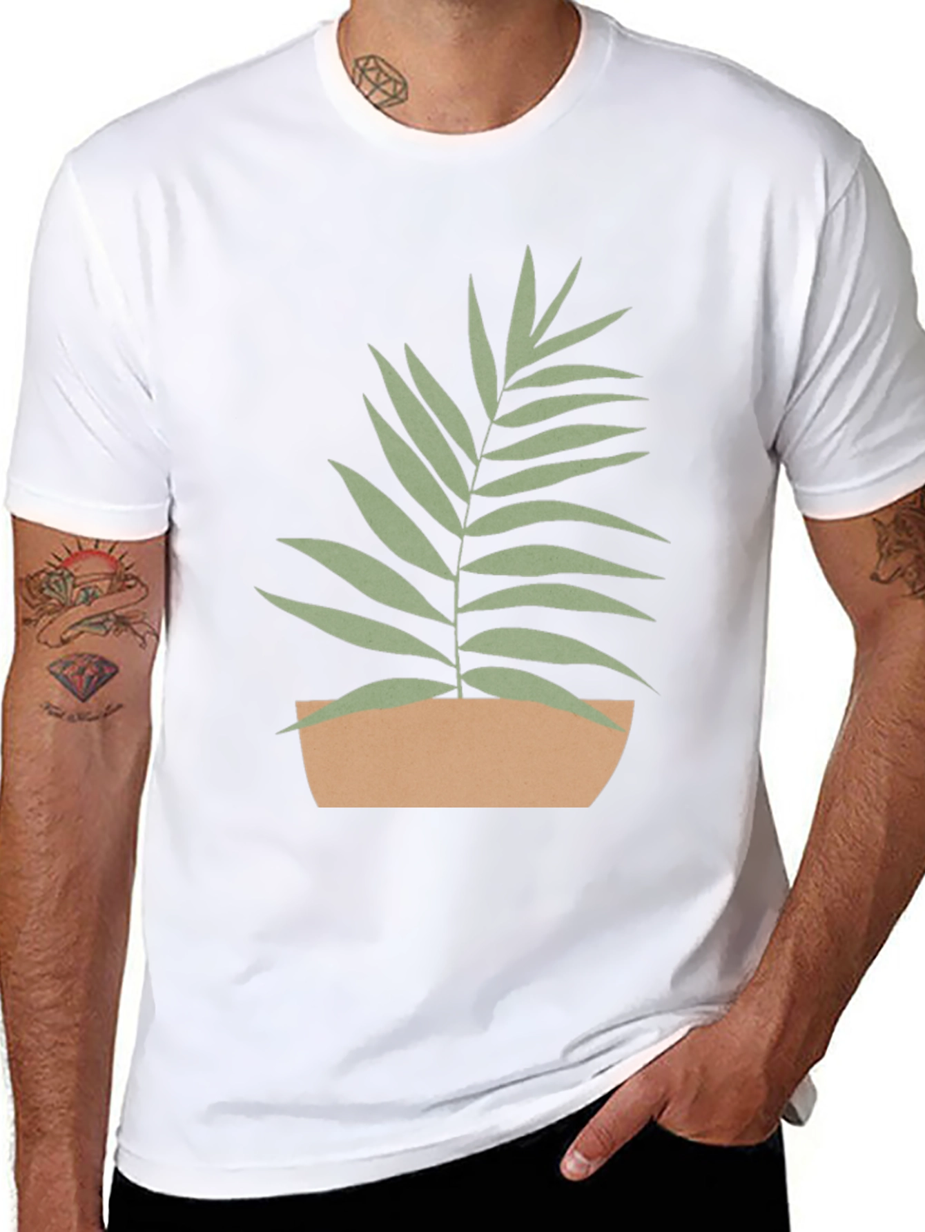 Plant Graphic T-Shirt - Casual Comfort