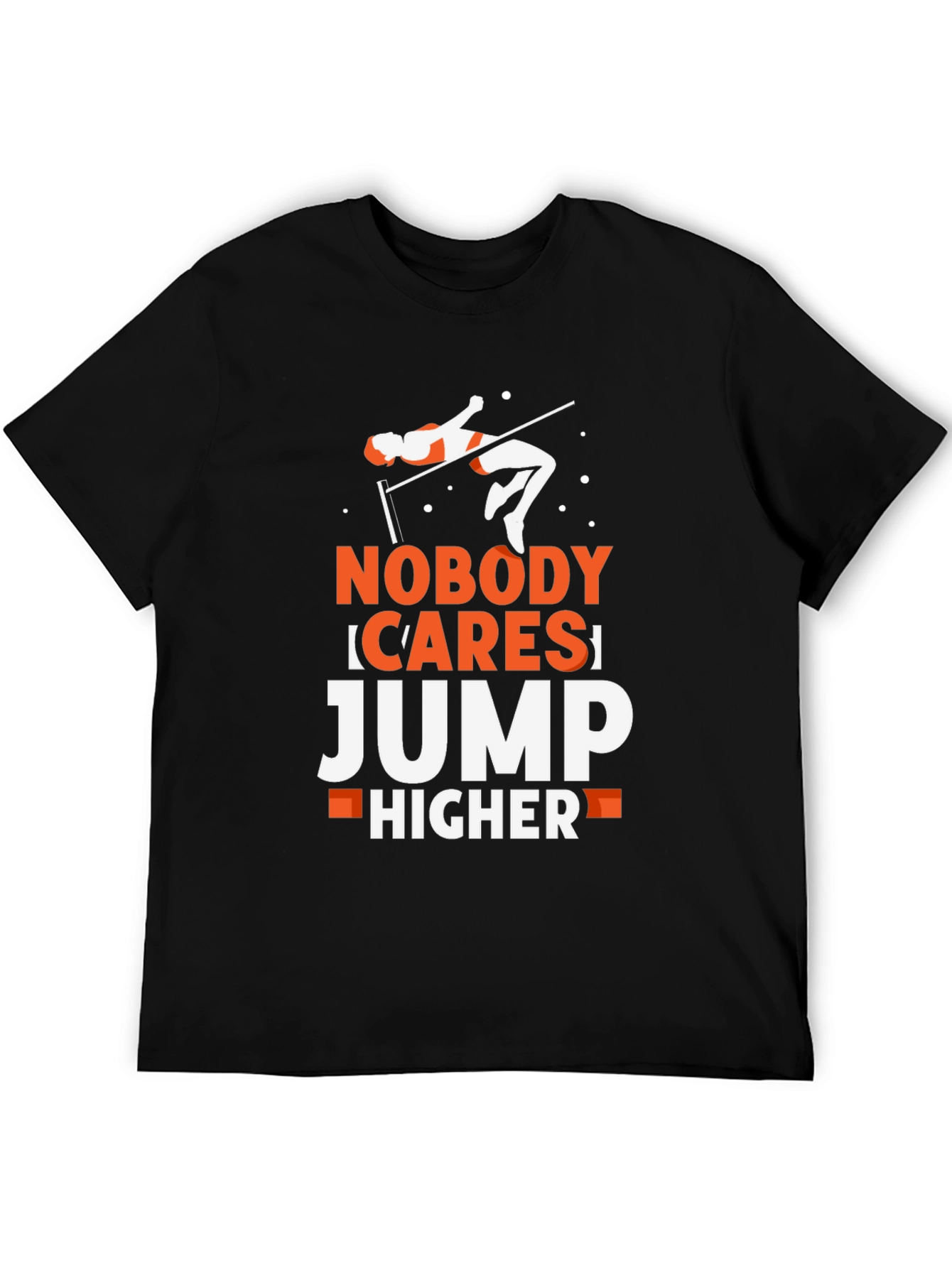 Motivational High Jump Graphic T-Shirt