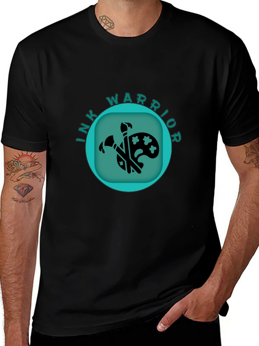 Ink Warrior Graphic T-Shirt - Black