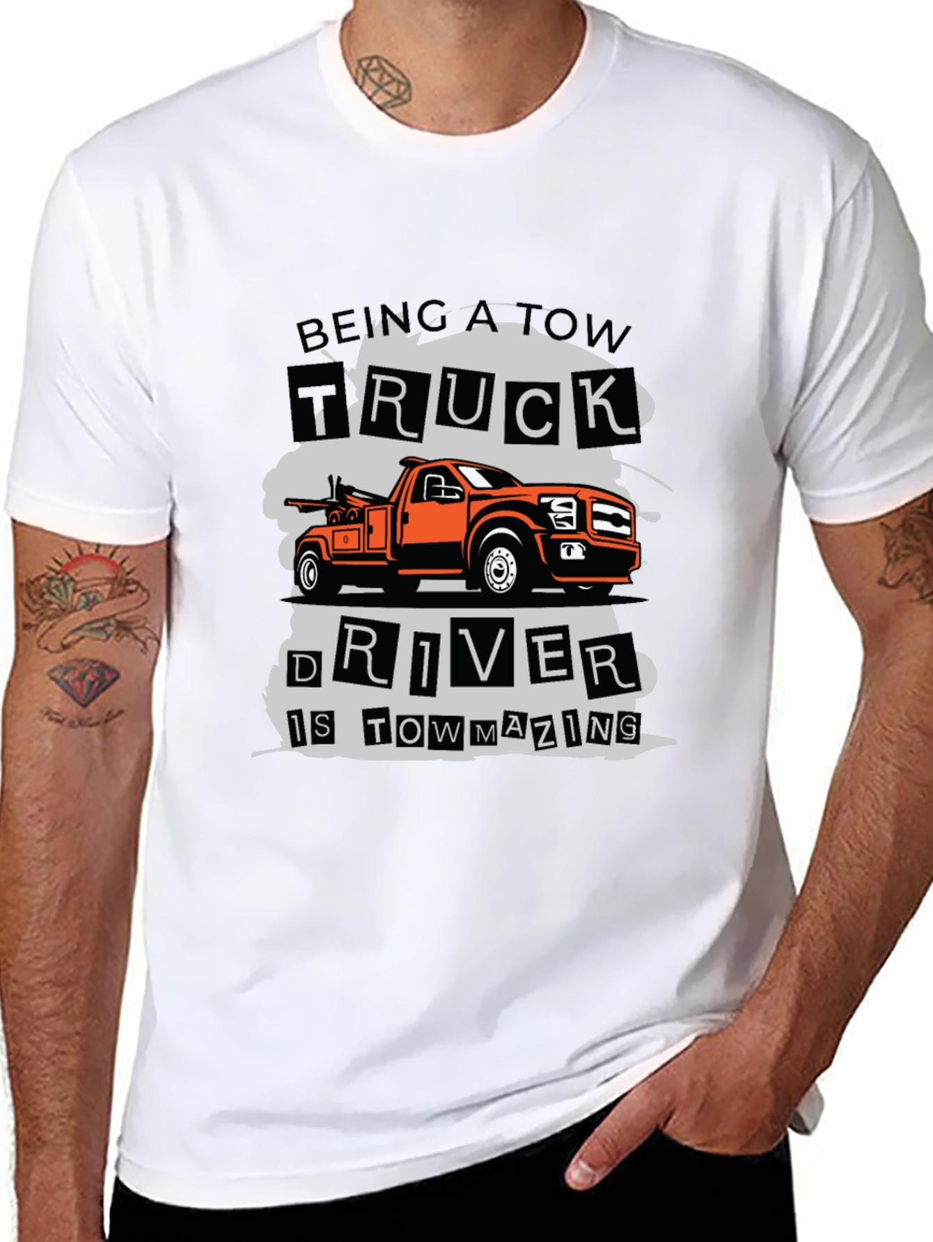 Tow Truck Driver Graphic Tee