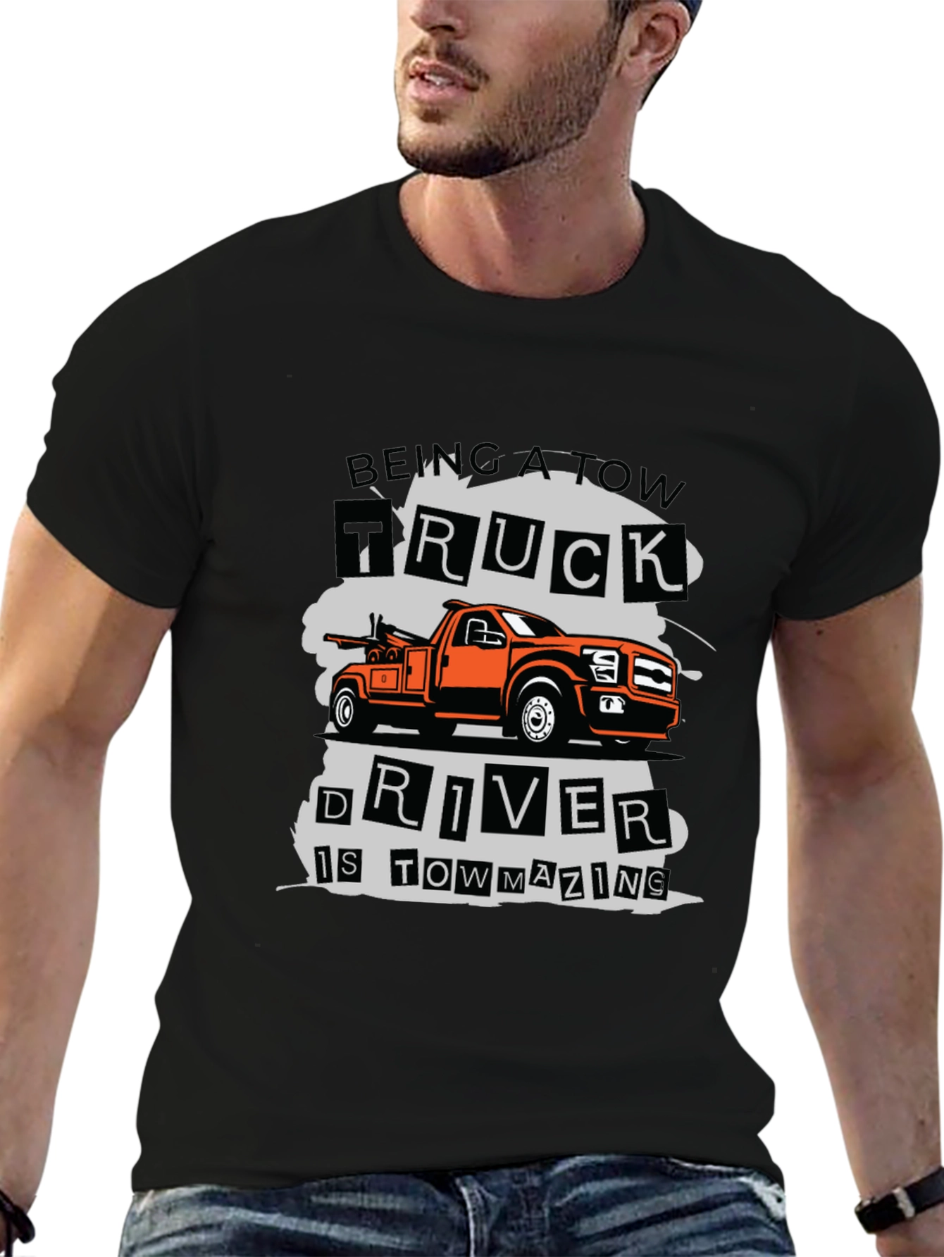 Tow Truck Driver Graphic Tee