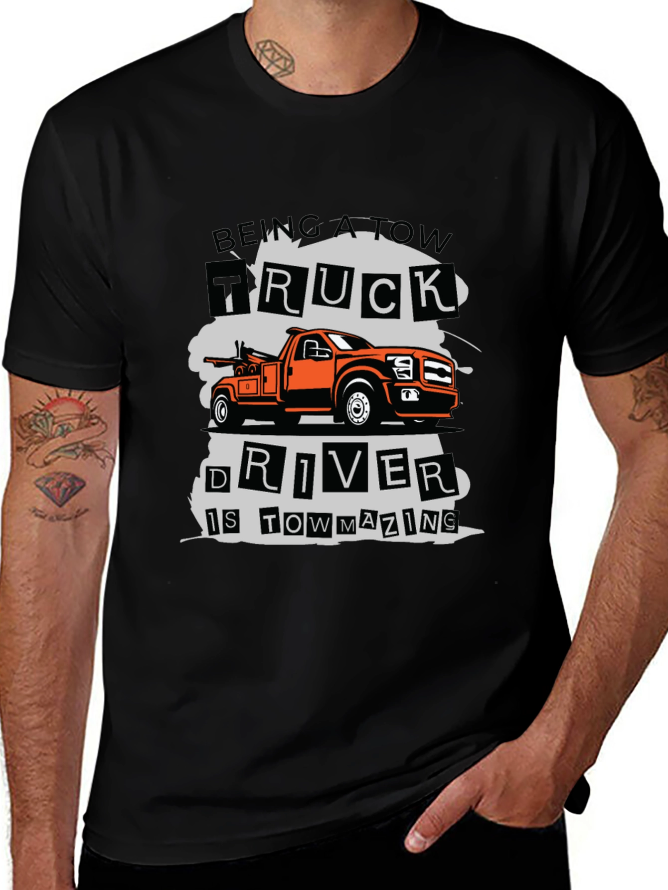 Tow Truck Driver Graphic Tee