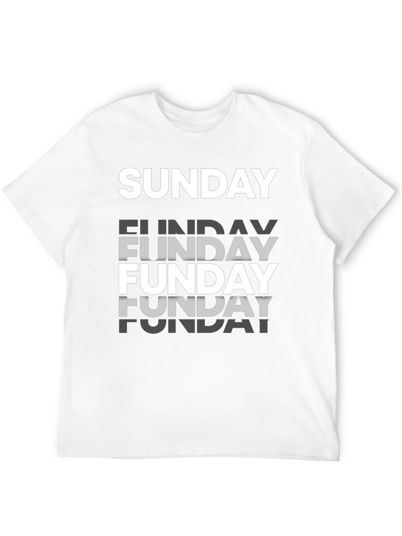 Sunday Funday Graphic Tee - Mens Black T-Shirt