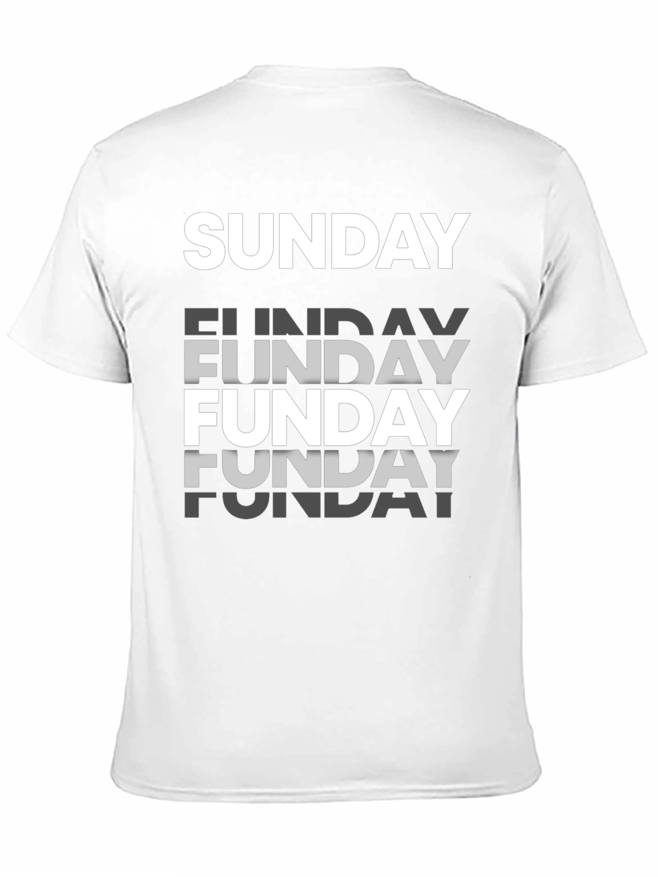Sunday Funday Graphic Tee - Mens Black T-Shirt