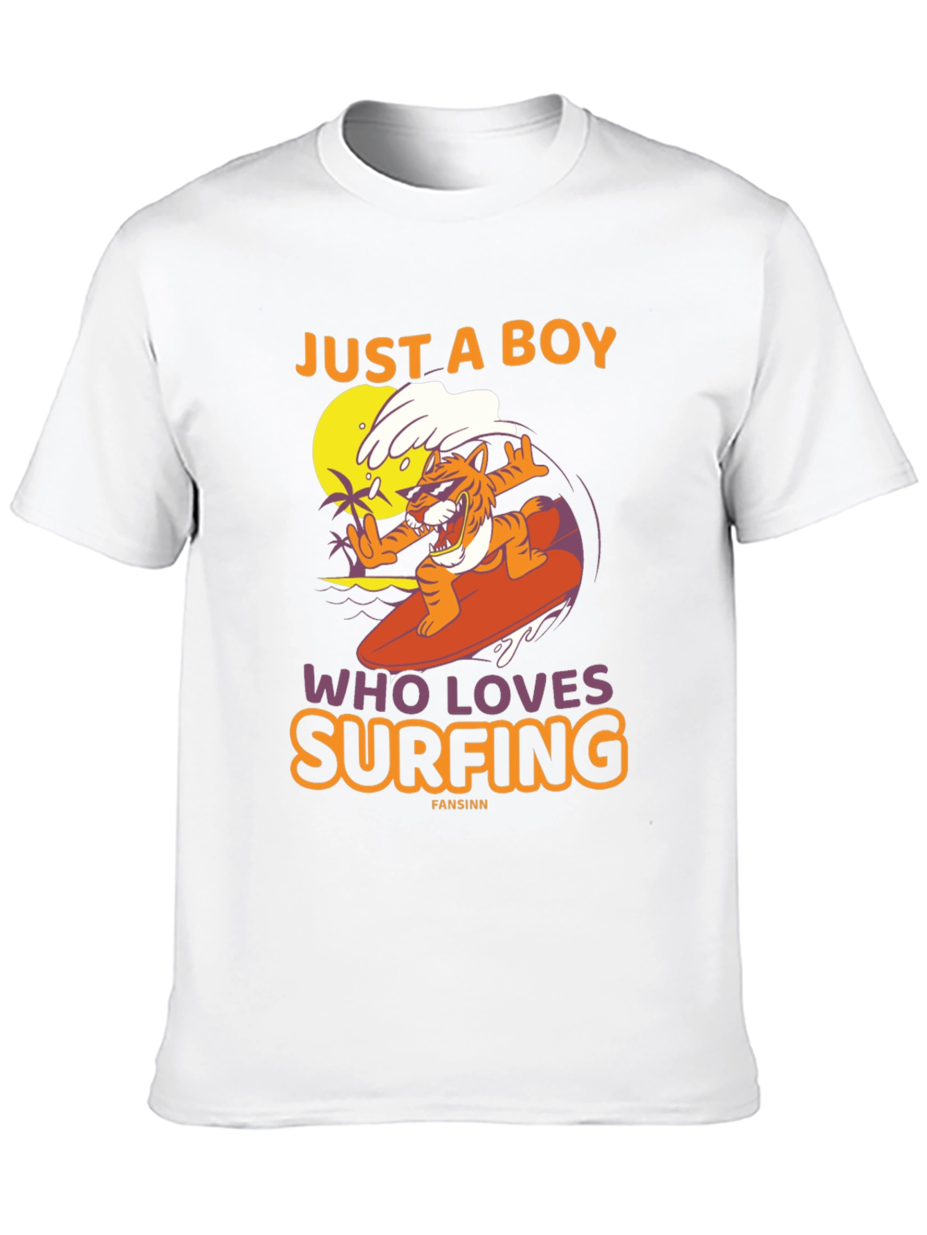 Just a Boy Who Loves Surfing T-Shirt