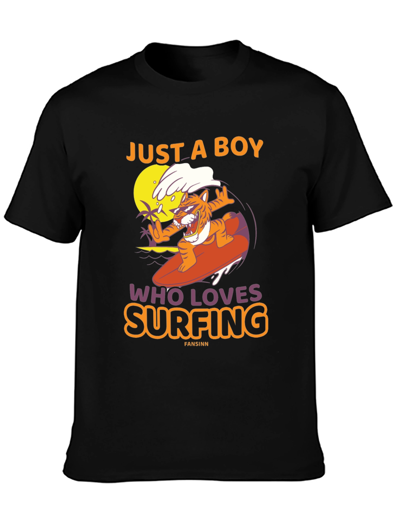Just a Boy Who Loves Surfing T-Shirt