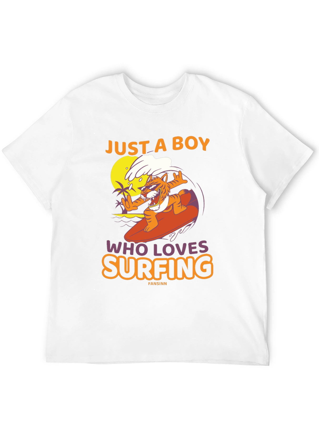 Just a Boy Who Loves Surfing T-Shirt