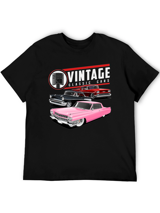 Vintage Classic Cars Graphic Tee
