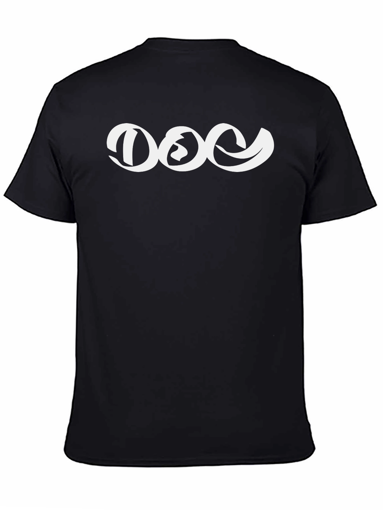 DOC Graphic Tee - Stylish Black Cotton T-Shirt