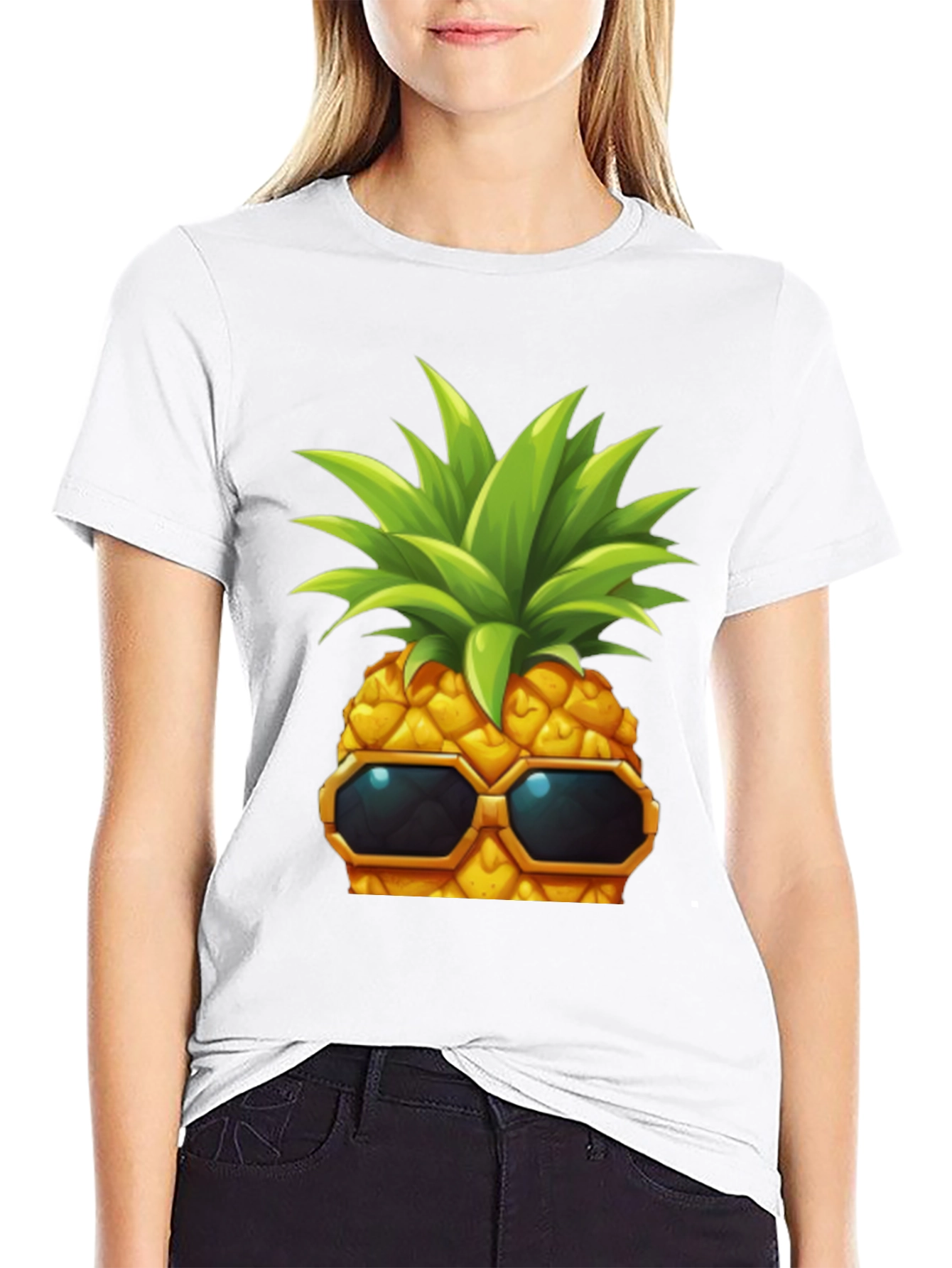 Cool Pineapple Graphic T-Shirt
