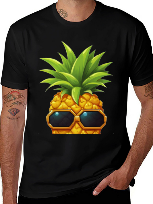 Cool Pineapple Graphic T-Shirt