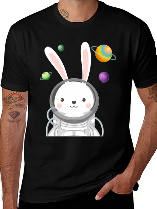 Astronaut Bunny T-Shirt - Space Adventure Tee