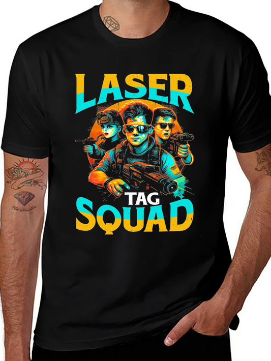 Laser Tag Squad Graphic Tee - Fun Design!