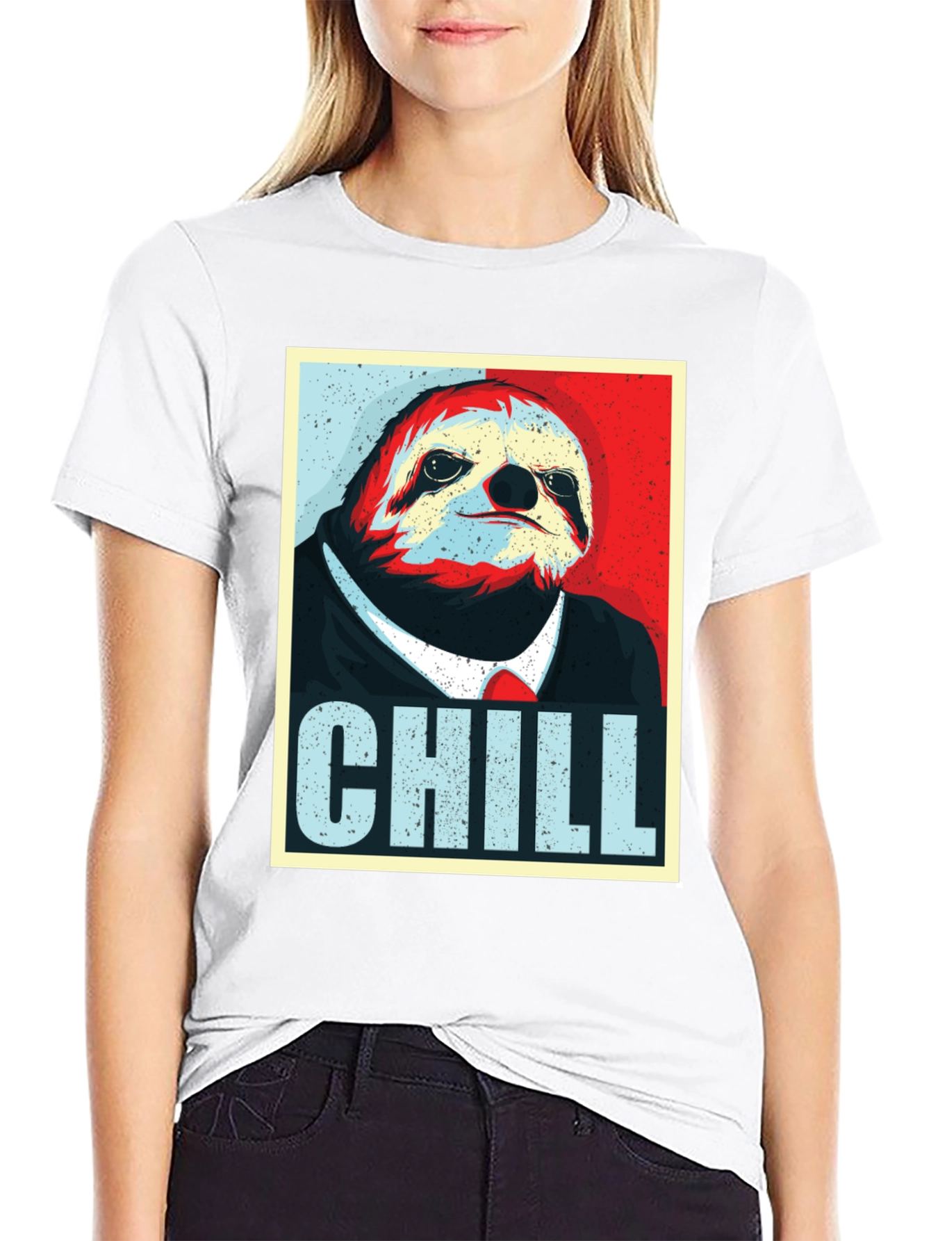 Chill Sloth Graphic Tee - Relaxed Fit