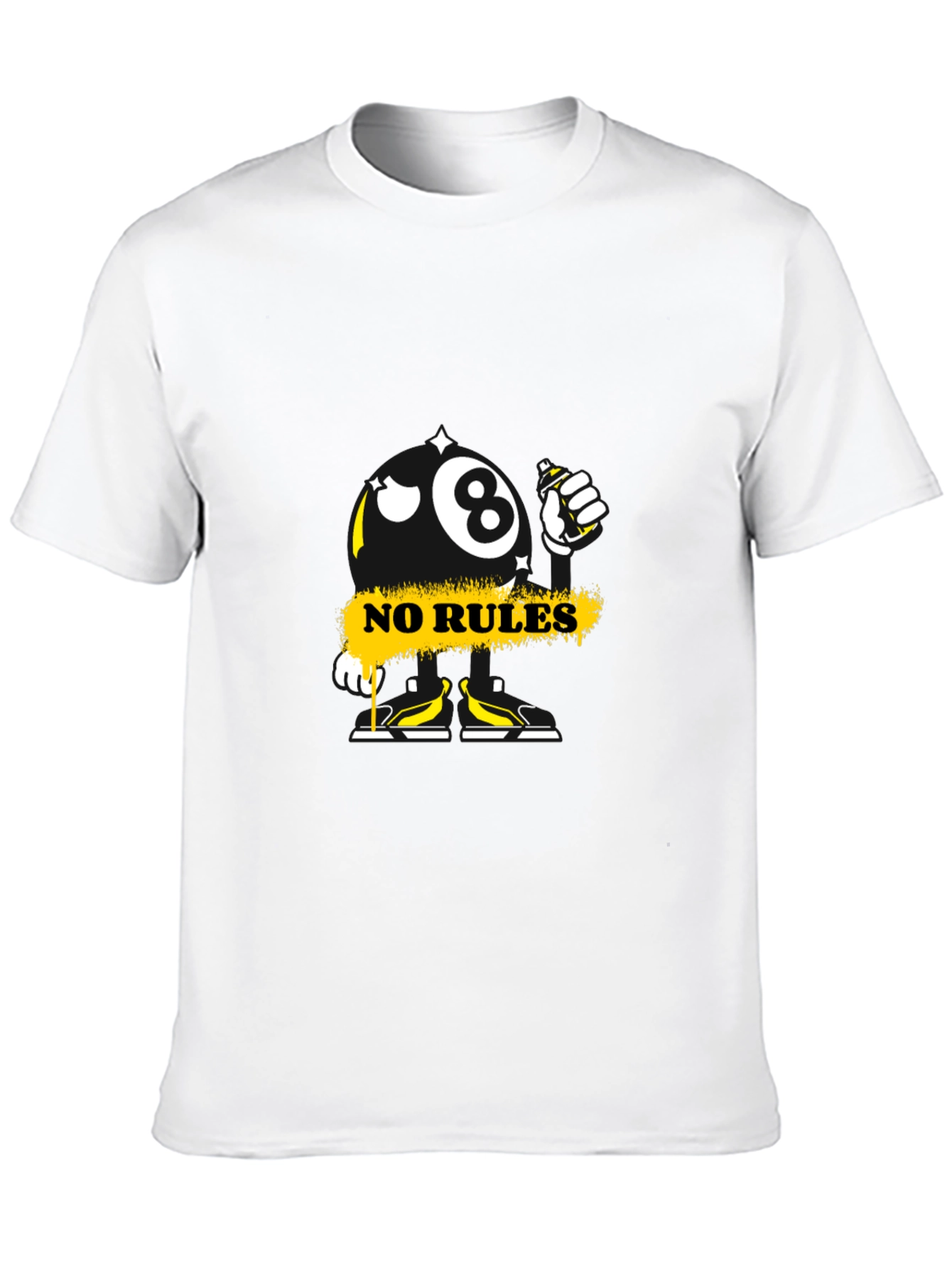 No Rules Banana Eight Ball T-Shirt