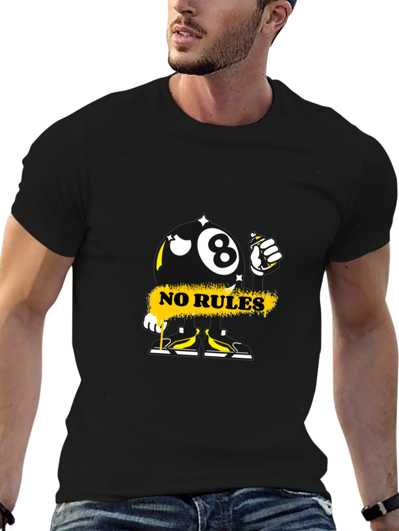No Rules Banana Eight Ball T-Shirt