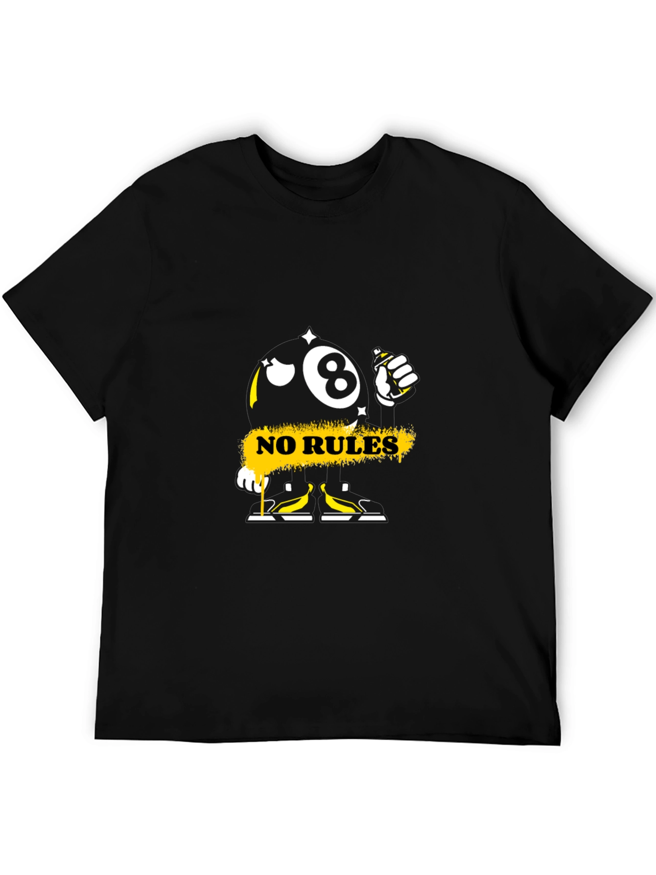 No Rules Banana Eight Ball T-Shirt