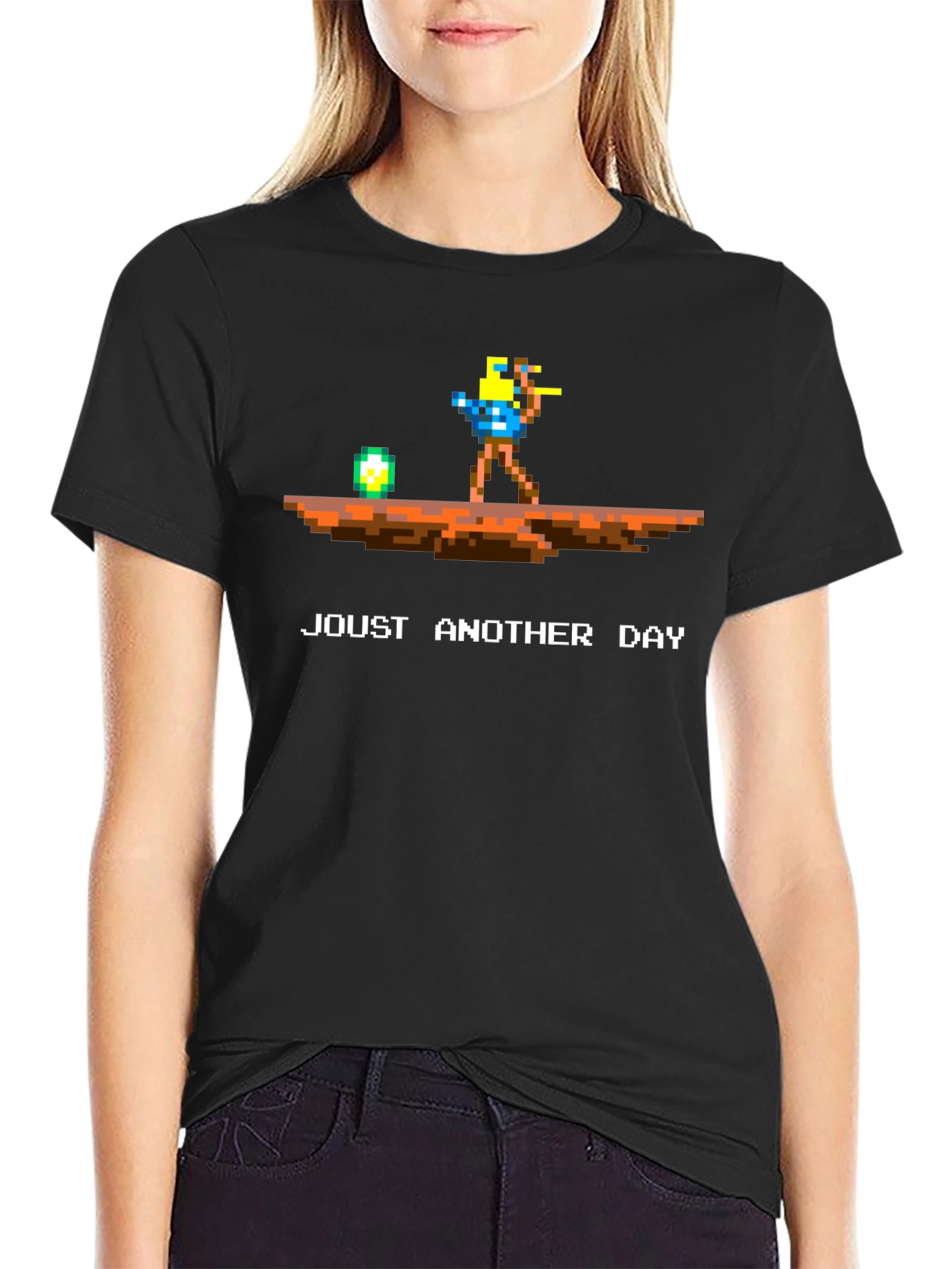 Joust Another Day Graphic Tee - Retro Gaming Shirt