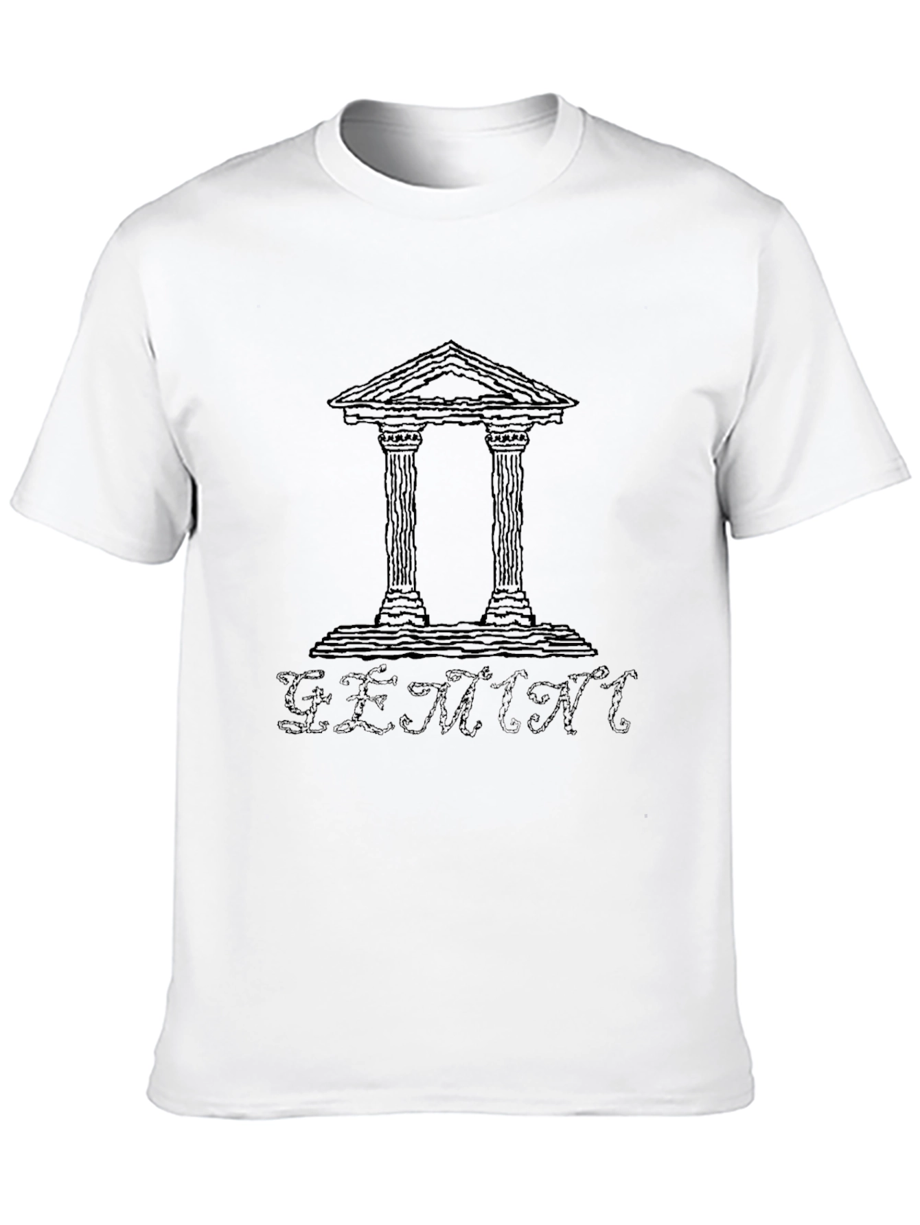 Gemini Zodiac Black T-Shirt