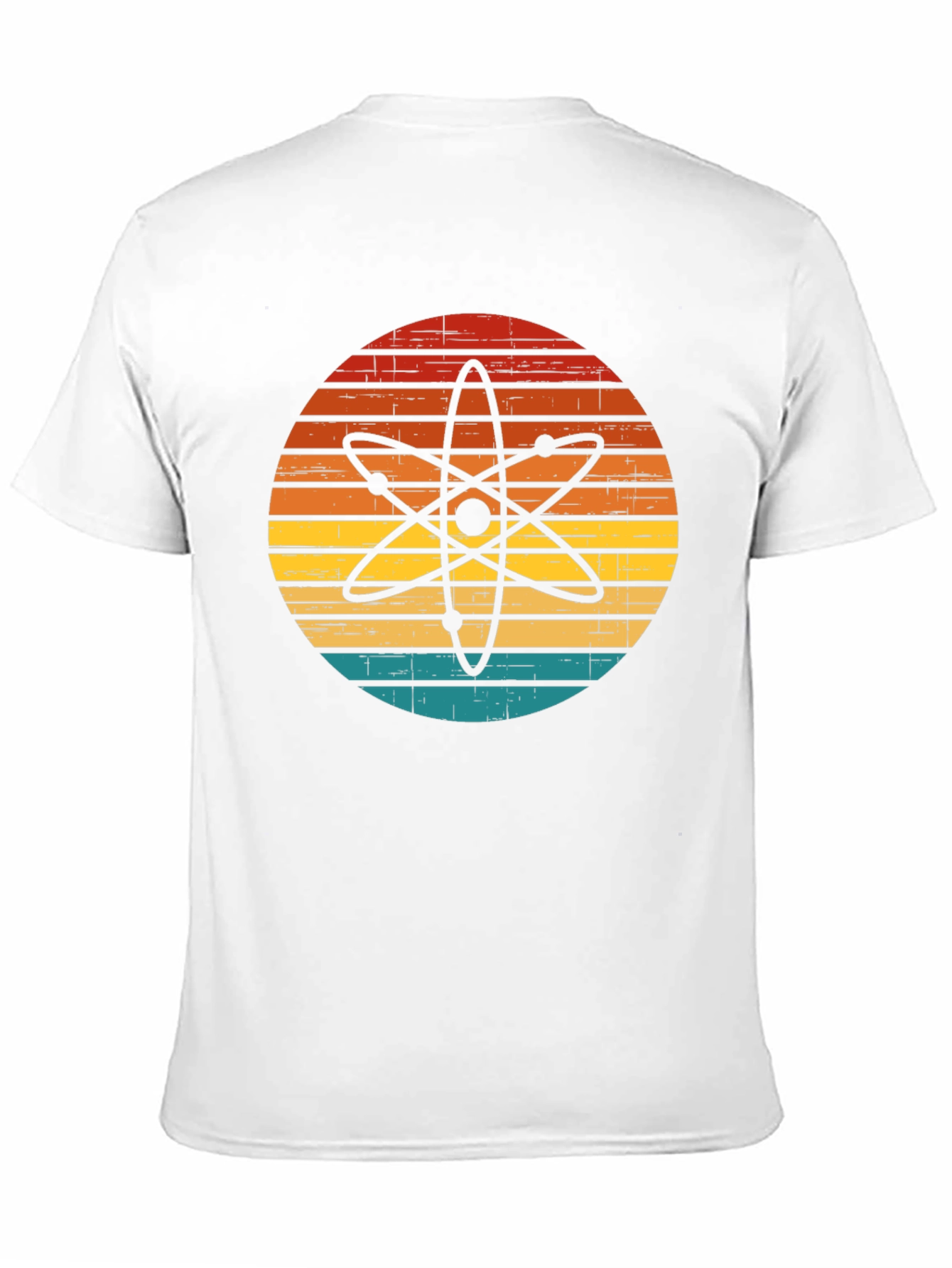 Retro Atom Graphic T-Shirt - Science Style