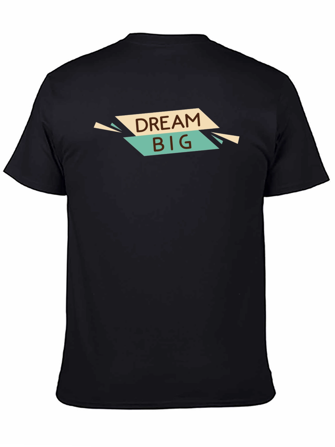 Dream Big Graphic Tee - Stylish Black T-Shirt