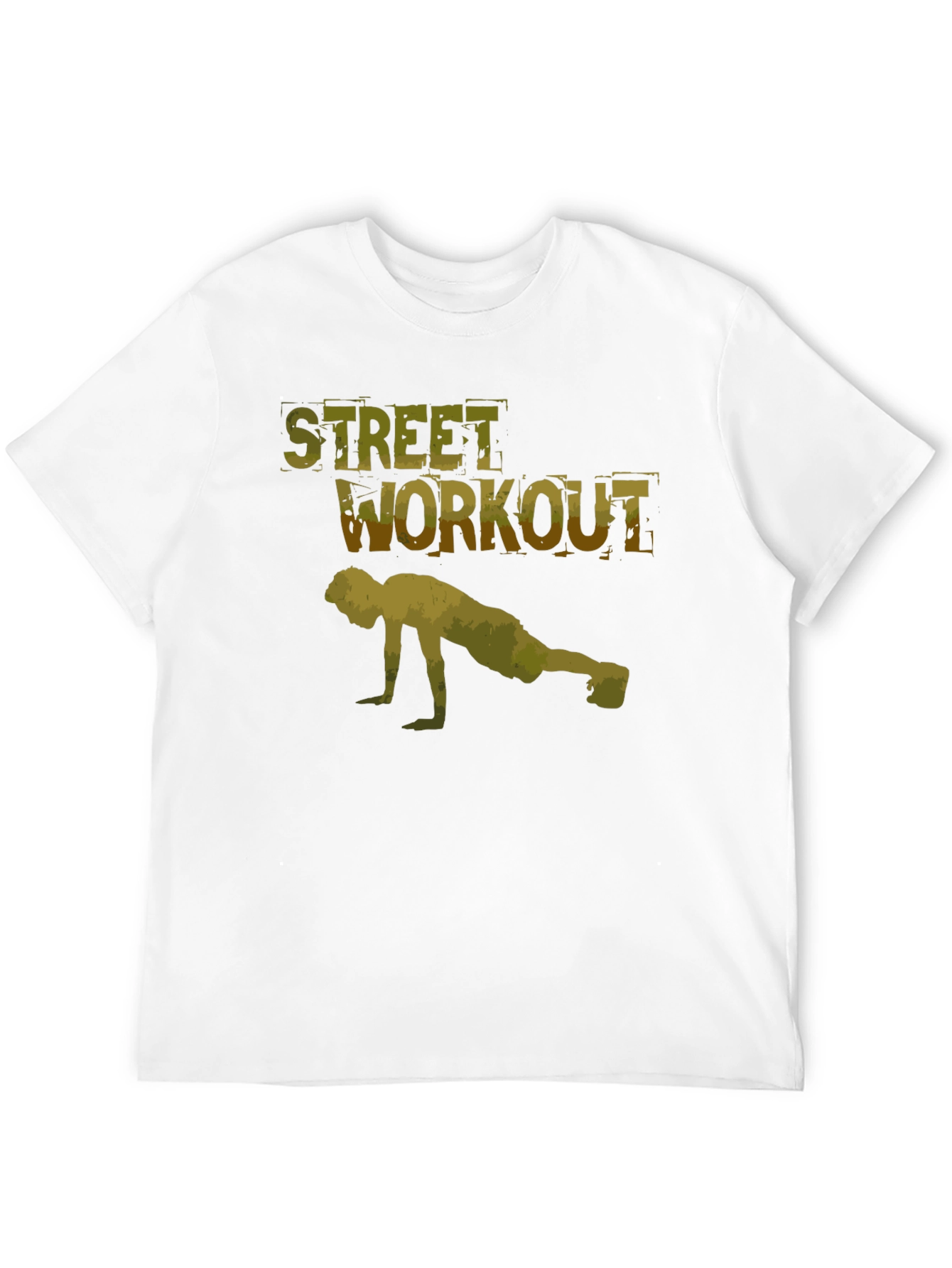 Street Workout Black T-Shirt for Men